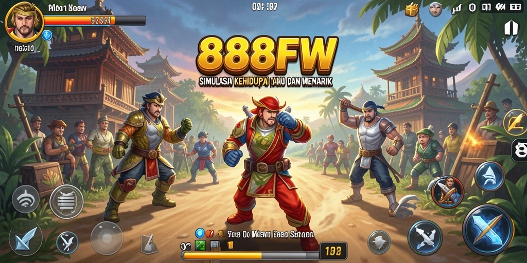 Tampilan gameplay 888FW yang menarik dan interaktif.