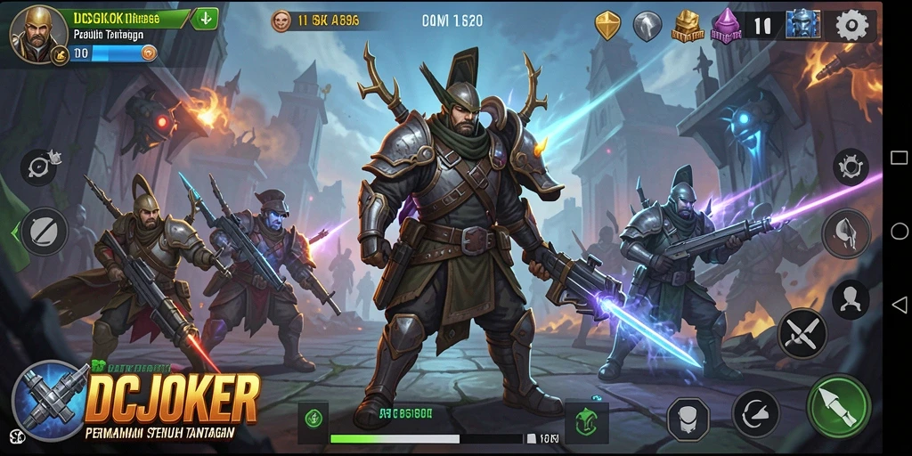 Screenshot gameplay menegangkan dari IDCJOKER yang menunjukkan strategi dan taktik.