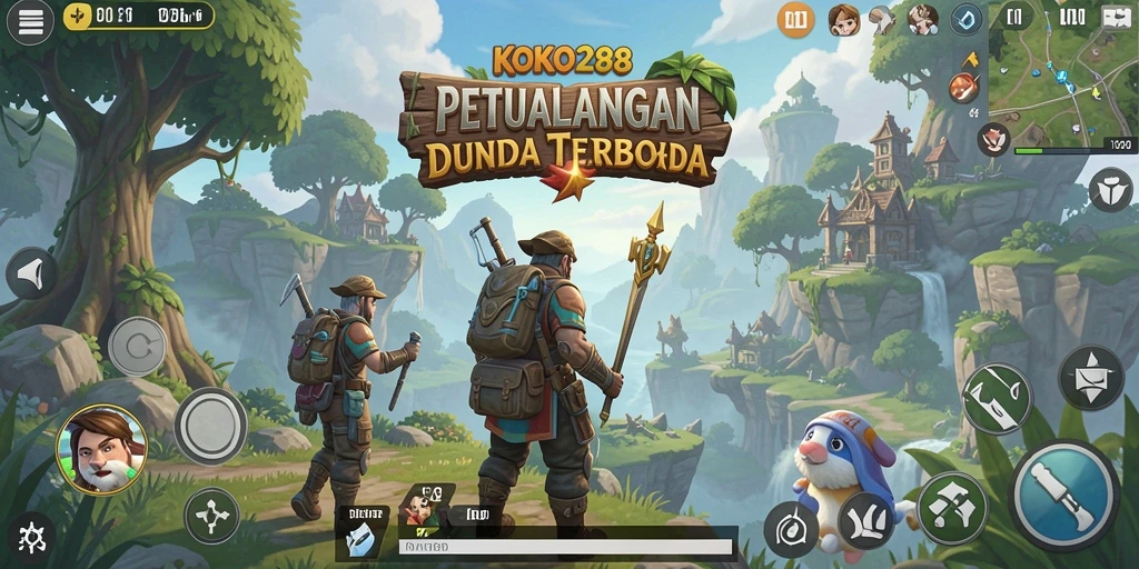 Menampilkan aksi seru dalam dunia terbuka KOKO288.