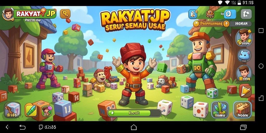 Screenshot gameplay RAKYATJP yang menarik dan penuh tantangan.