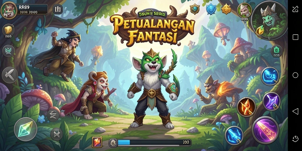 Tampilan gameplay menakjubkan dari RR89 yang menunjukkan petualangan mengasyikkan.