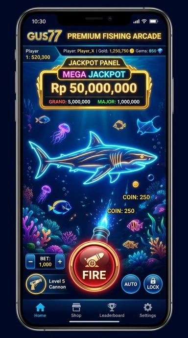 Tampilan antarmuka gus77 yang ramah pengguna.